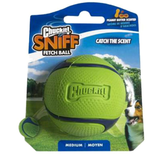 Chuckit! Sniff Fetch Ball Peanut Butter M