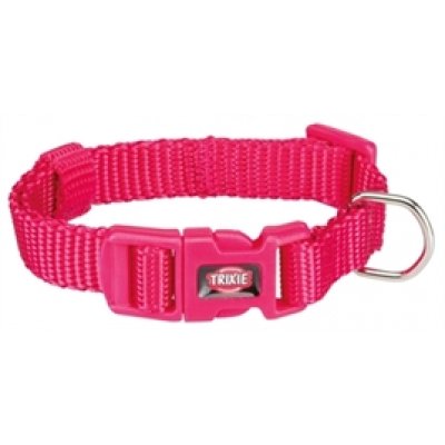 TRIXIE HALSBAND HOND PREMIUM FUCHSIA 25-40X1,5 CM