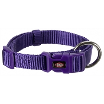 TRIXIE HALSBAND HOND PREMIUM VIOLET PAARS 30-45X1,5 CM