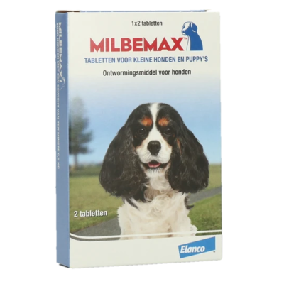 Milbemax Tabletten Puppy/Kleine hond 2 tabl