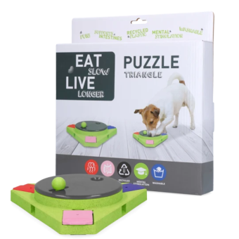 Eat Slow Live Longer Puzzle Triangle