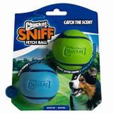 Chuckit! Sniff Fetch Ball Bacon & Peanut Butter M